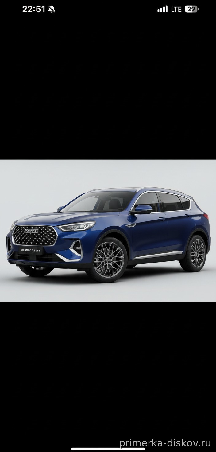 Примерка дисков на HAVAL F7 II SUV 2024-2026