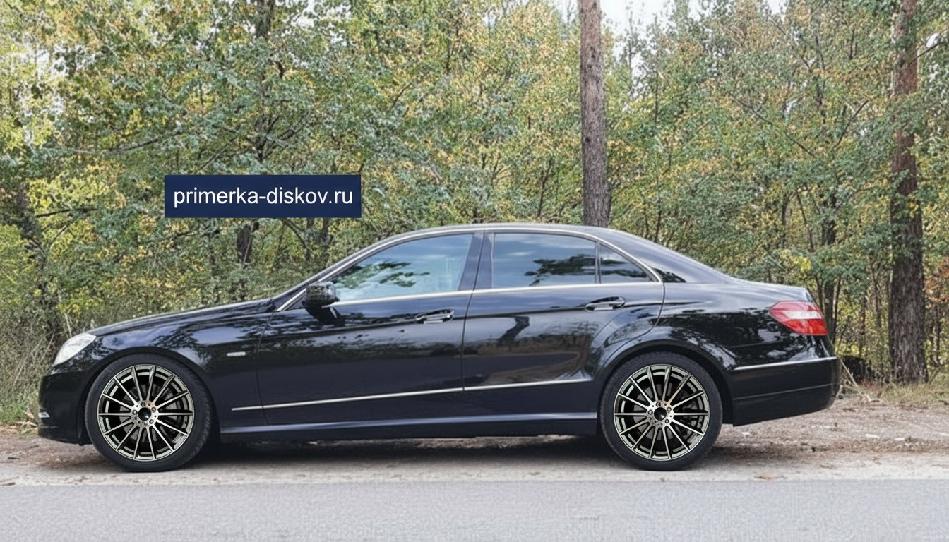 Примерка дисков на MERCEDES E-Klasse W212 Sedan 2009-2013