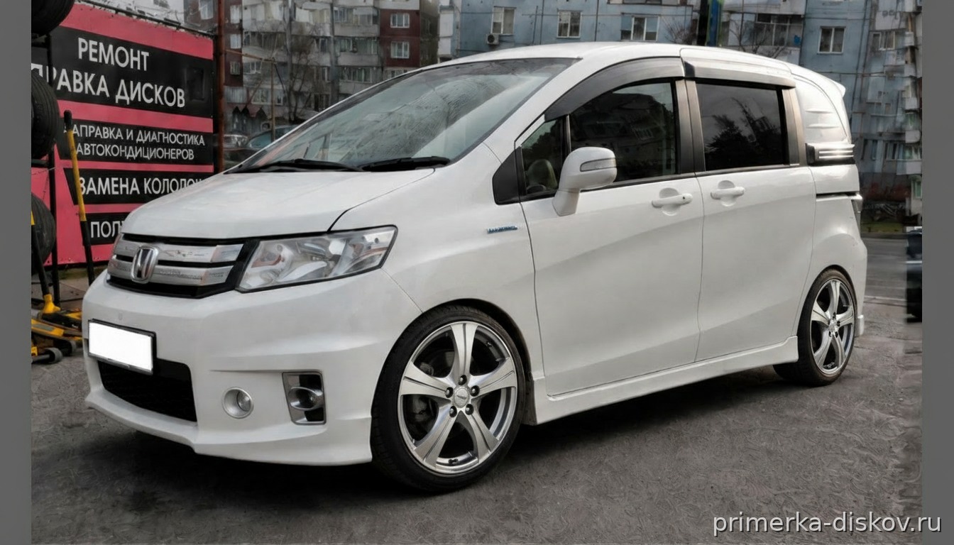 Примерка дисков на HONDA