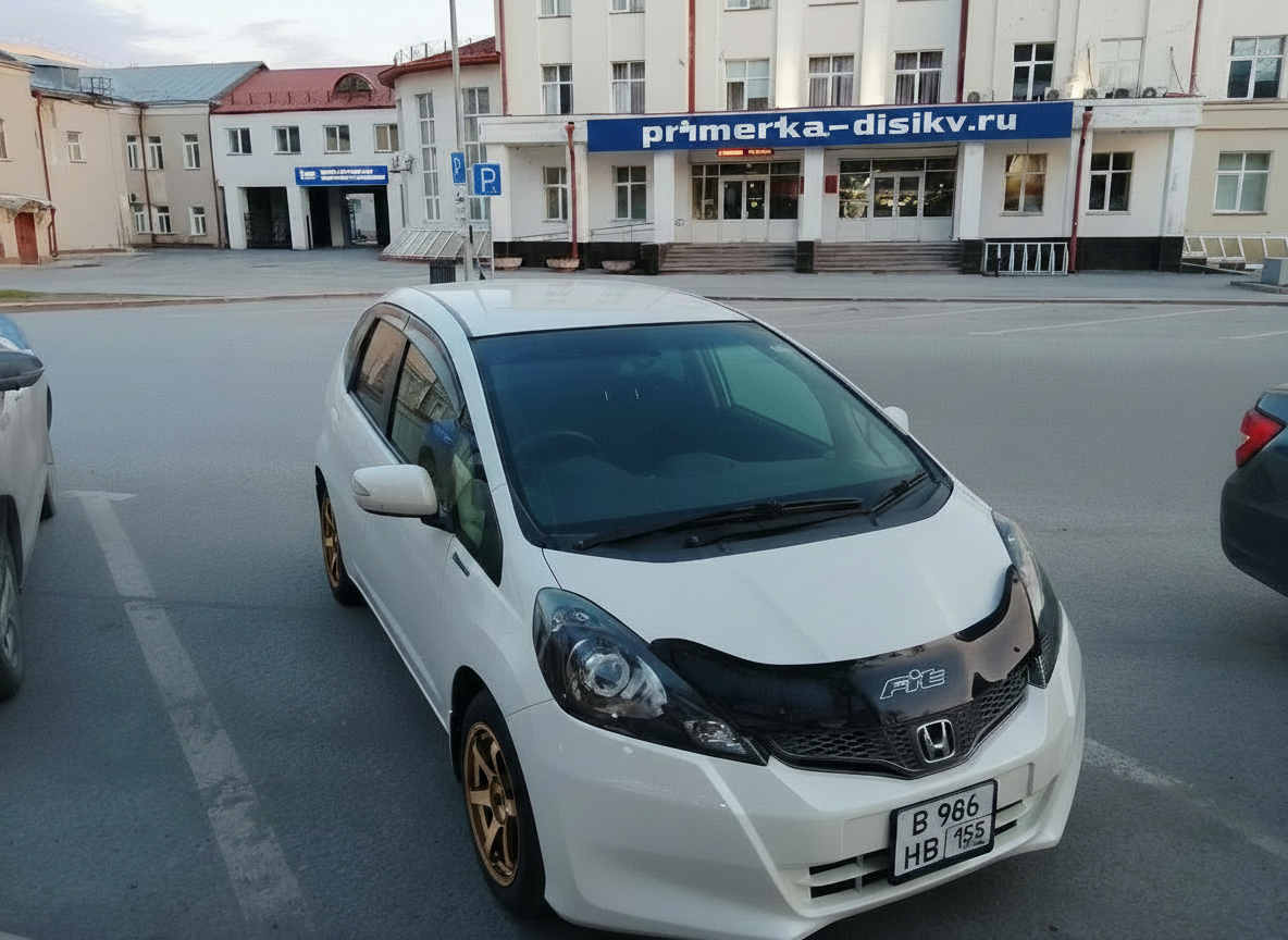 Примерка дисков на HONDA Fit GE 6/7/8/9 5d 2007-2013