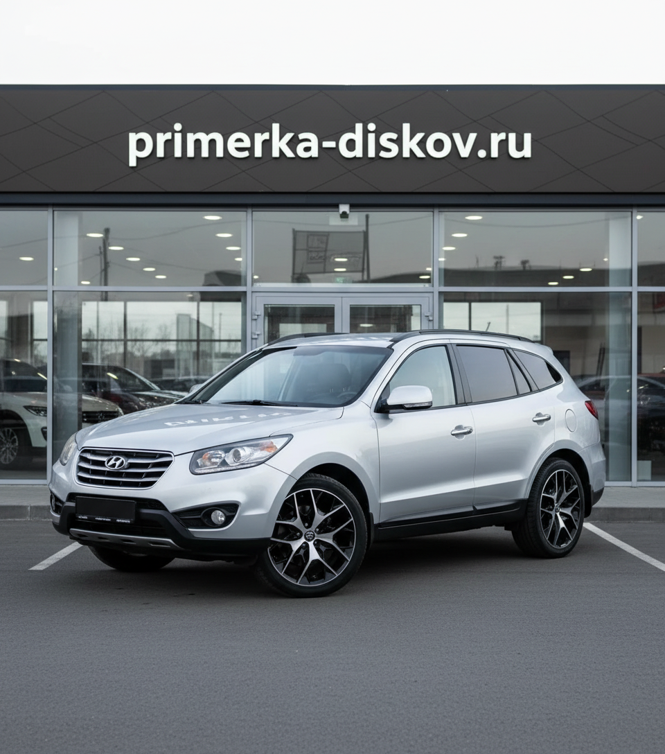 Примерка дисков на HYUNDAI Santa Fe II (CM) Restyling 2010-2012