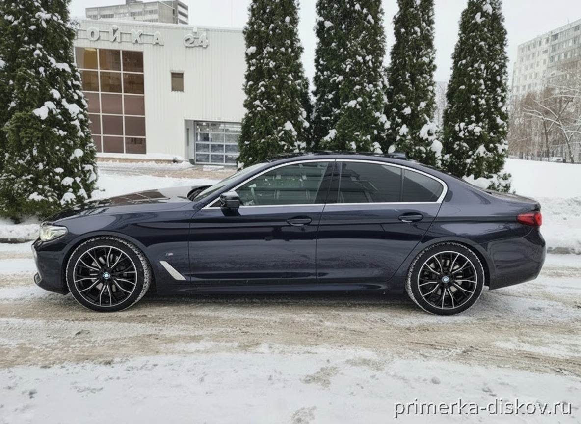 Примерка дисков на BMW 5-series G30 Sedan 2017-2023
