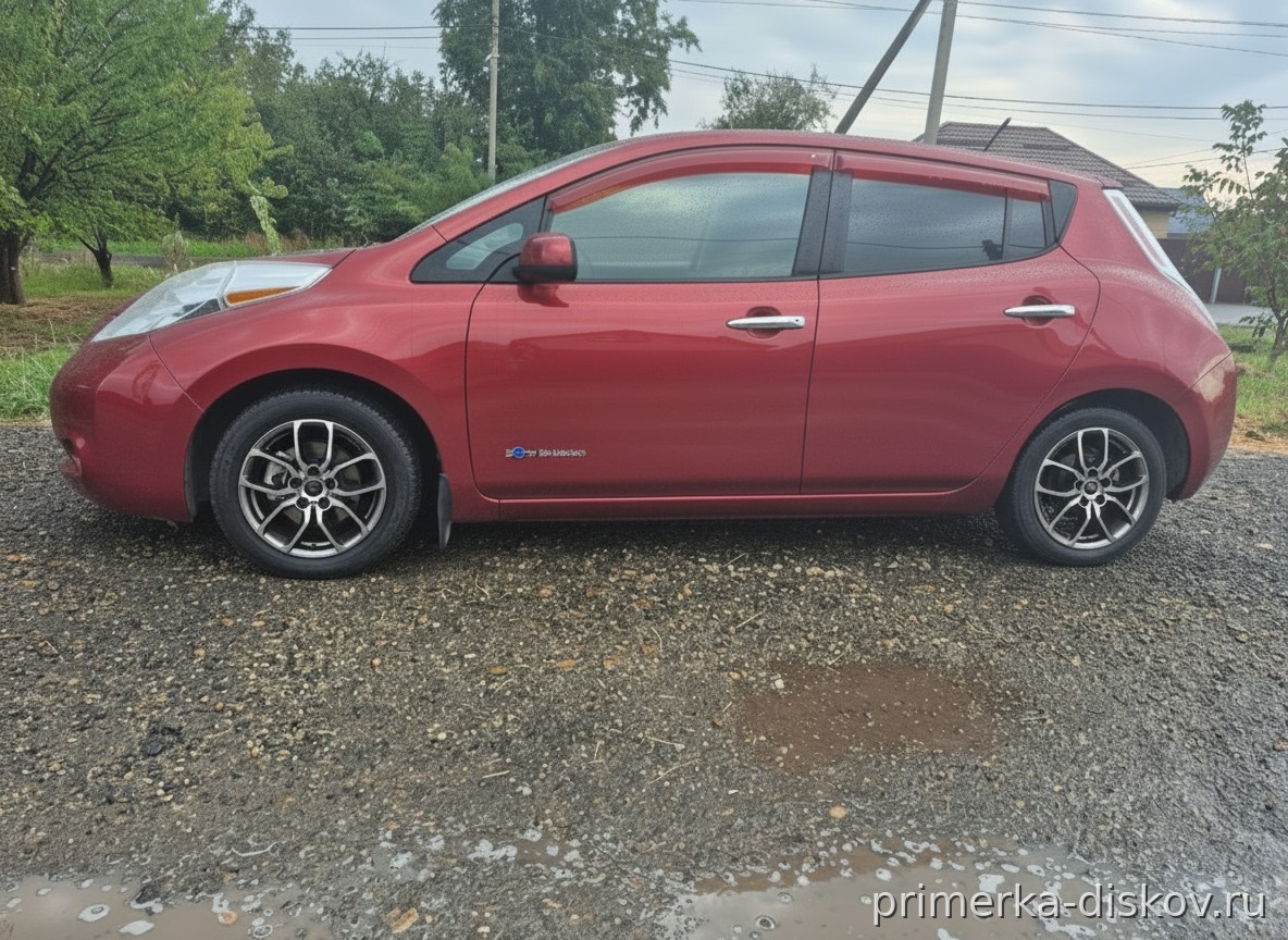 Примерка дисков на NISSAN Leaf