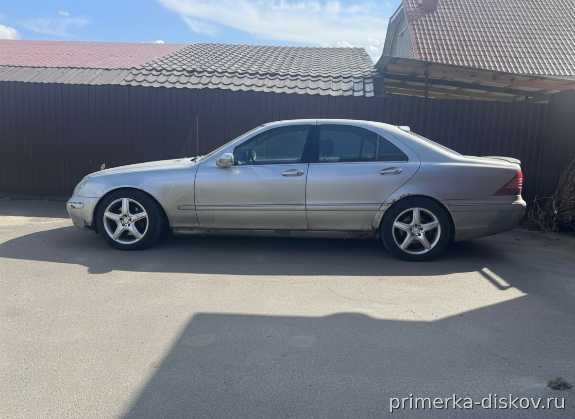 Примерка дисков на MERCEDES S-Klasse W220 Sedan 1998-2005