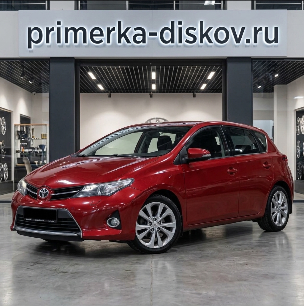 Примерка дисков на TOYOTA Auris II Hatchback 2012-2016
