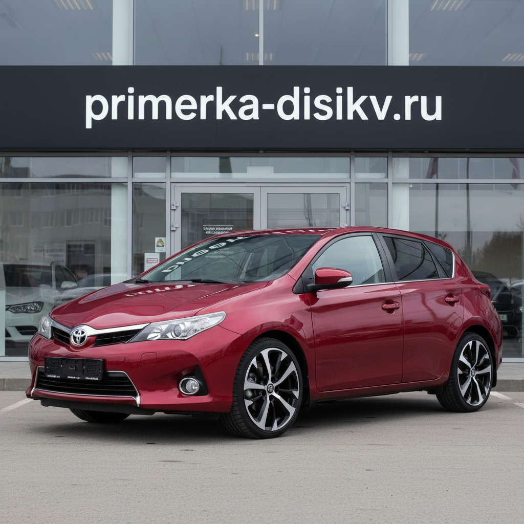 Примерка дисков на TOYOTA Auris II Hatchback 2012-2016