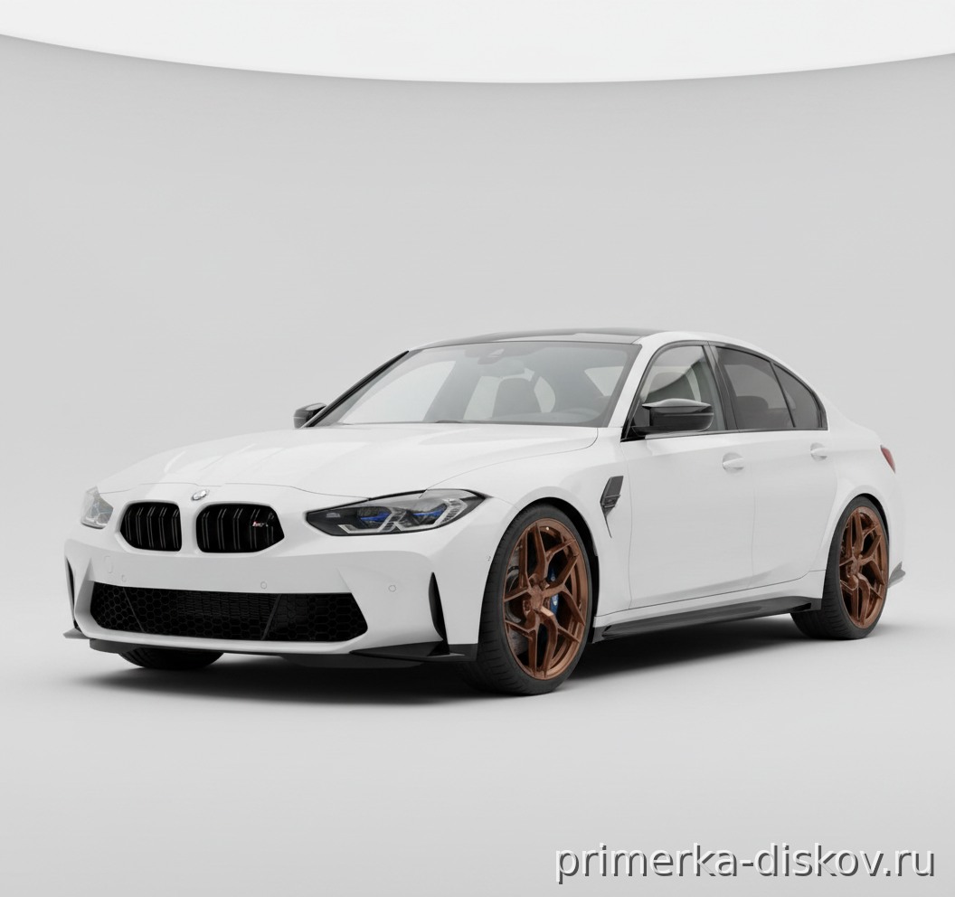 Примерка дисков на BMW M3 G80 Sedan 2021-2026