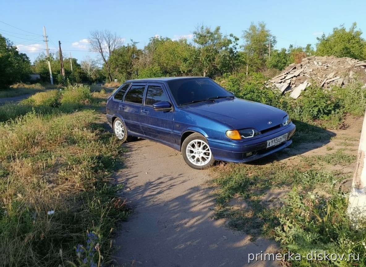 Примерка дисков на LADA (ВАЗ) 2114 Hatchback 5d 2001-2013