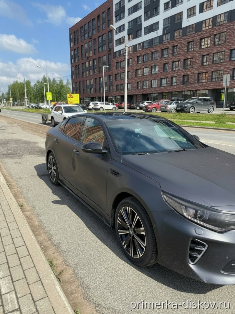 Примерка дисков на KIA Optima JF 2016-2020