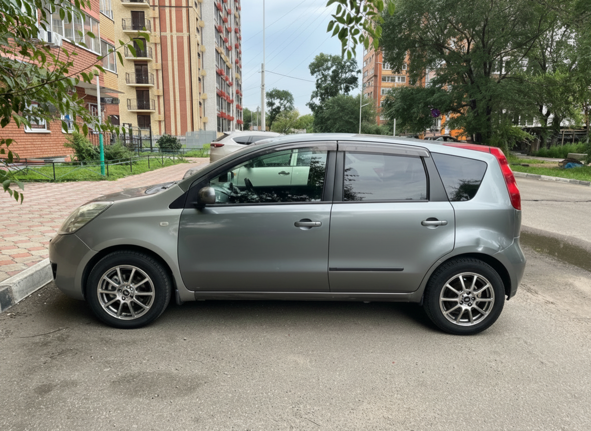 Примерка дисков на NISSAN Note I (E11) Hatchback 2005-2014