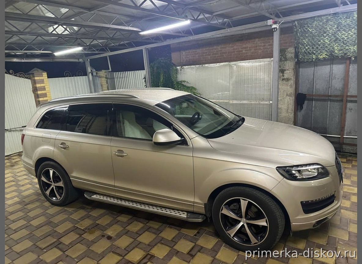 Примерка дисков на AUDI Q7 I (4L) SUV 2005-2015
