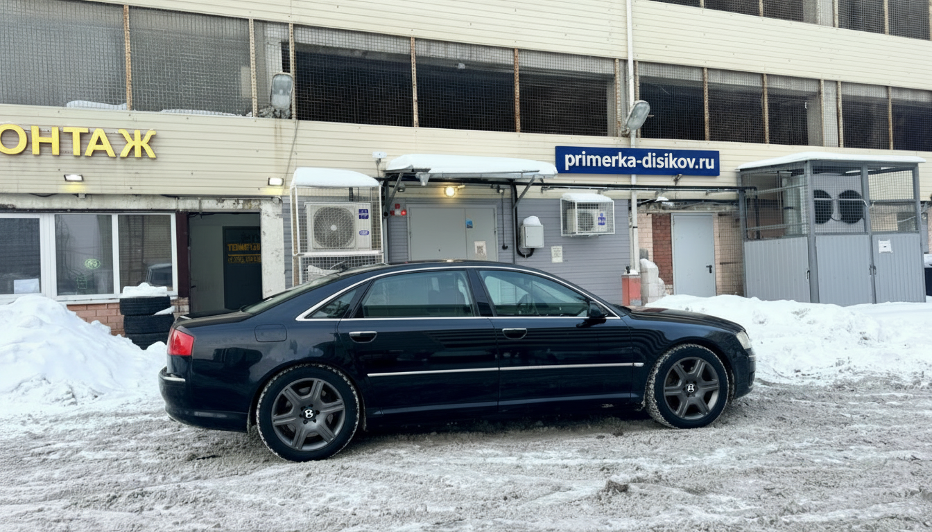 Примерка дисков на AUDI A8 II (D3) Sedan 2002-2010