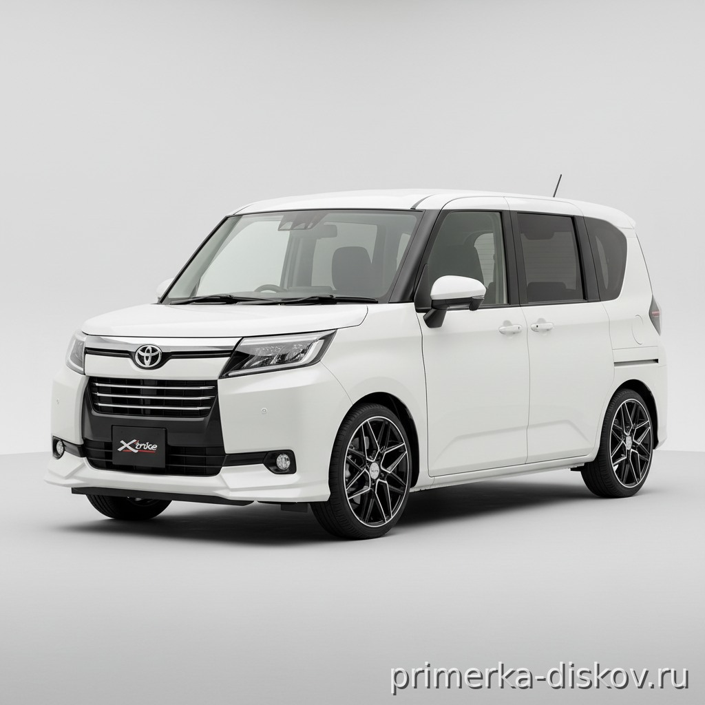 Примерка дисков на TOYOTA Roomy Hatchback 2016-2026