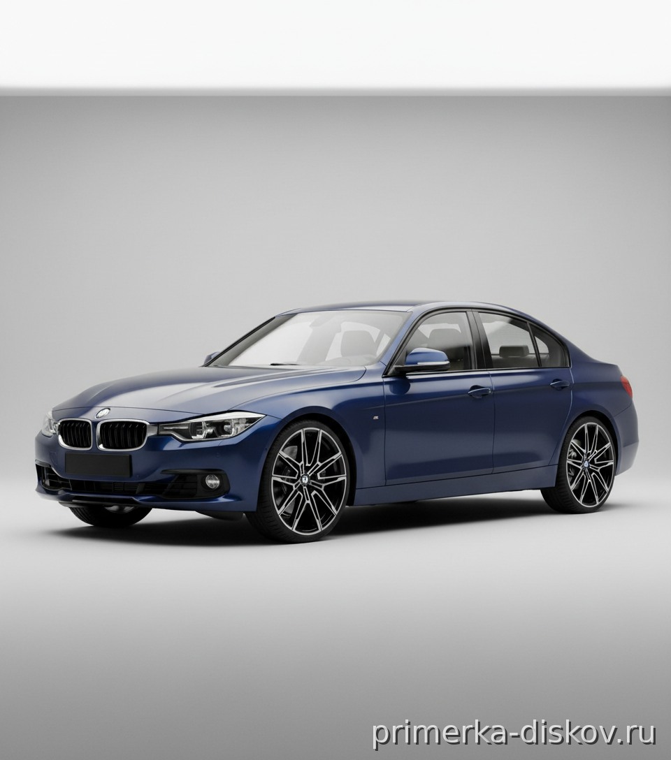 Примерка дисков на BMW 3-series