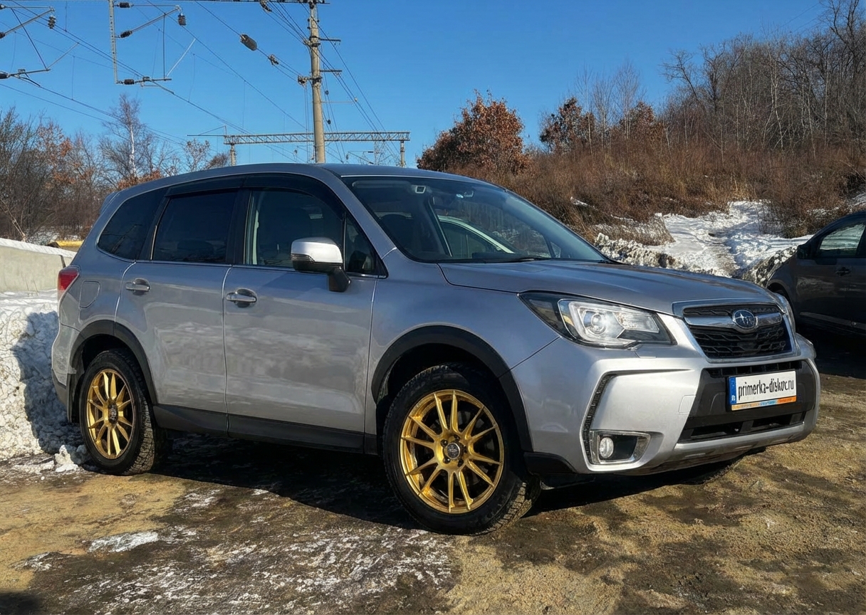 Примерка дисков на SUBARU Forester IV (SJ) SUV 2012-2018