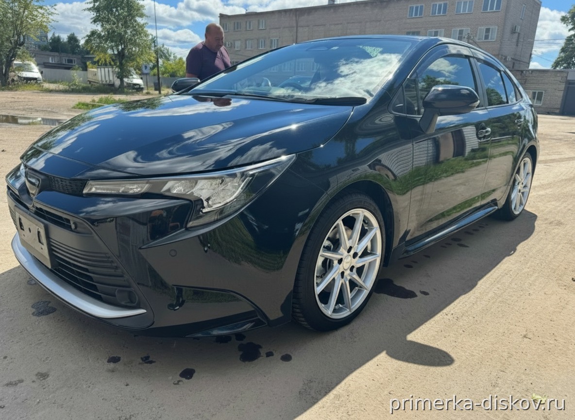 Примерка дисков на TOYOTA Camry XV70 Sedan 2018-2024