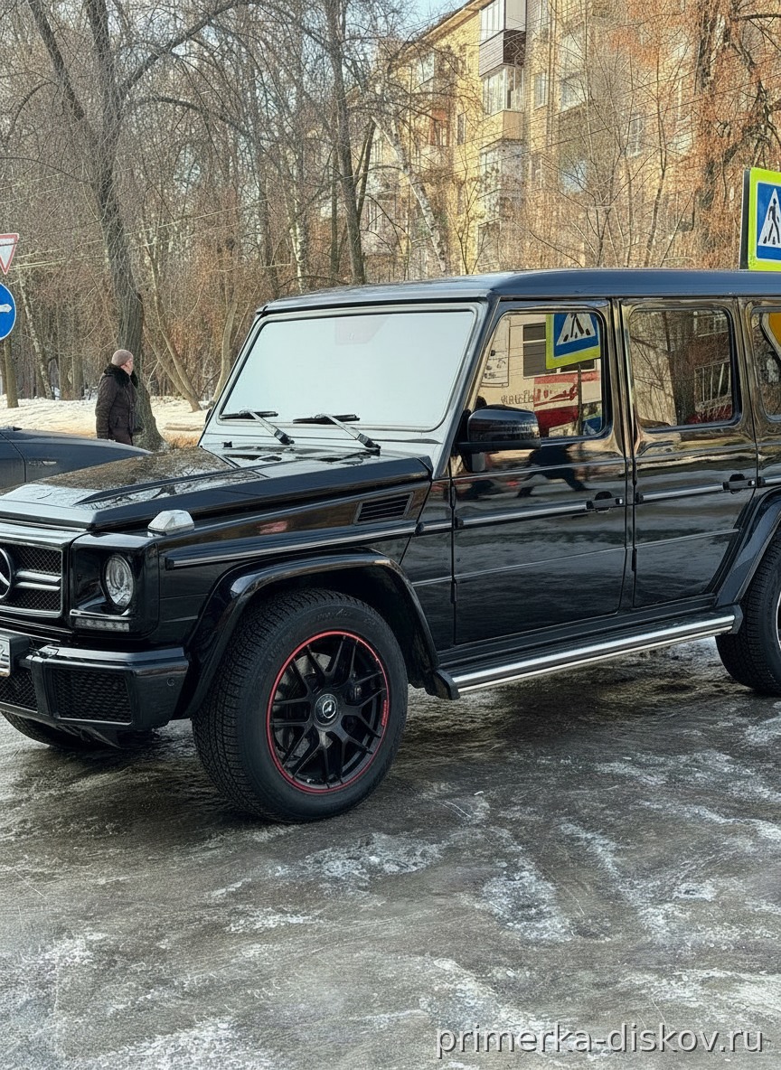 Примерка дисков на MERCEDES G-Klasse