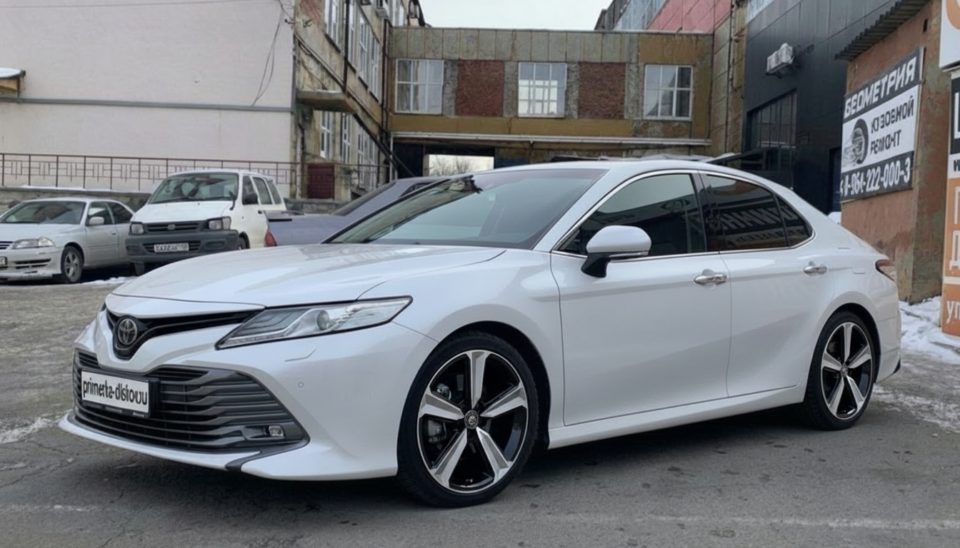 Примерка дисков на TOYOTA Camry XV70 Sedan 2018-2024