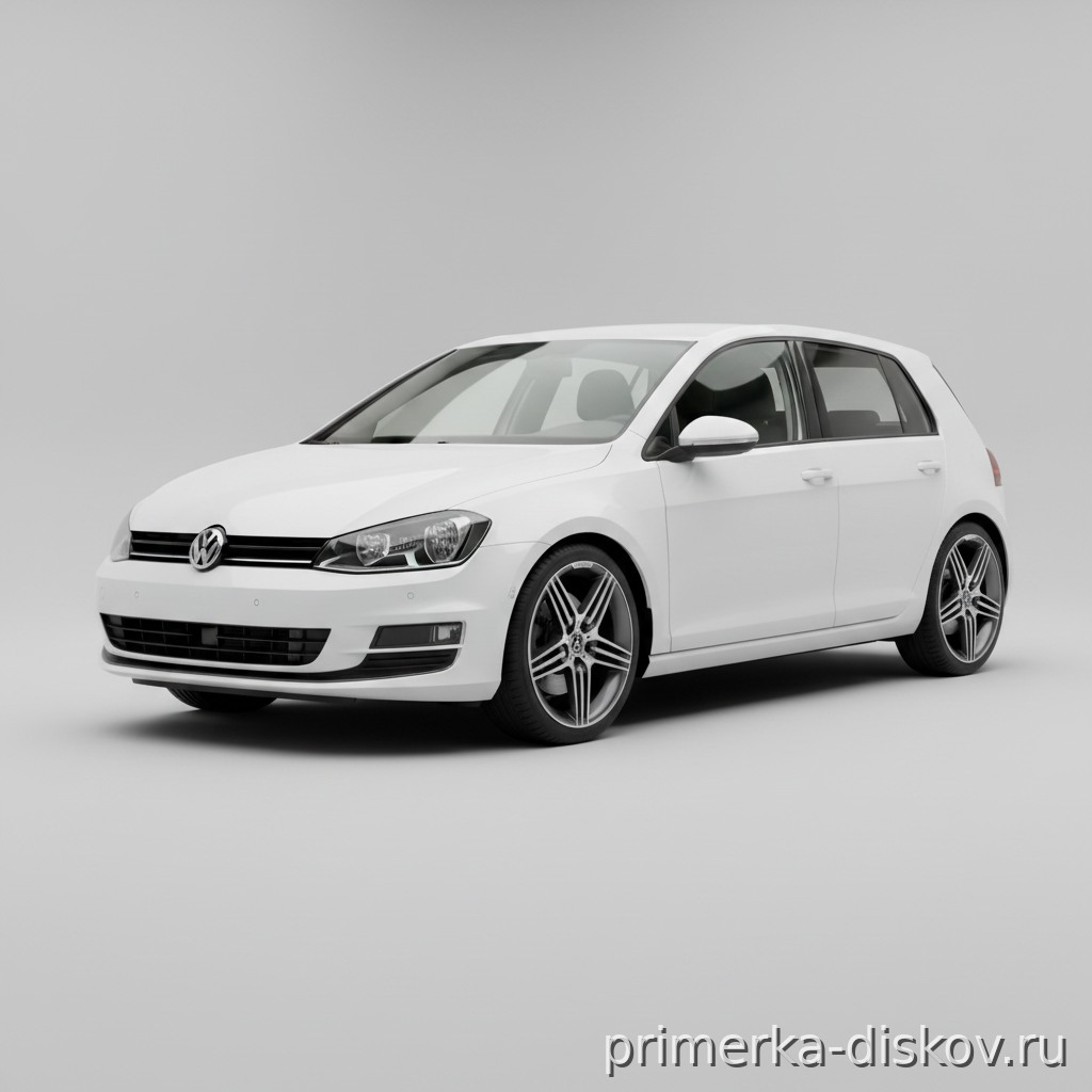 Примерка дисков на VOLKSWAGEN Golf VII