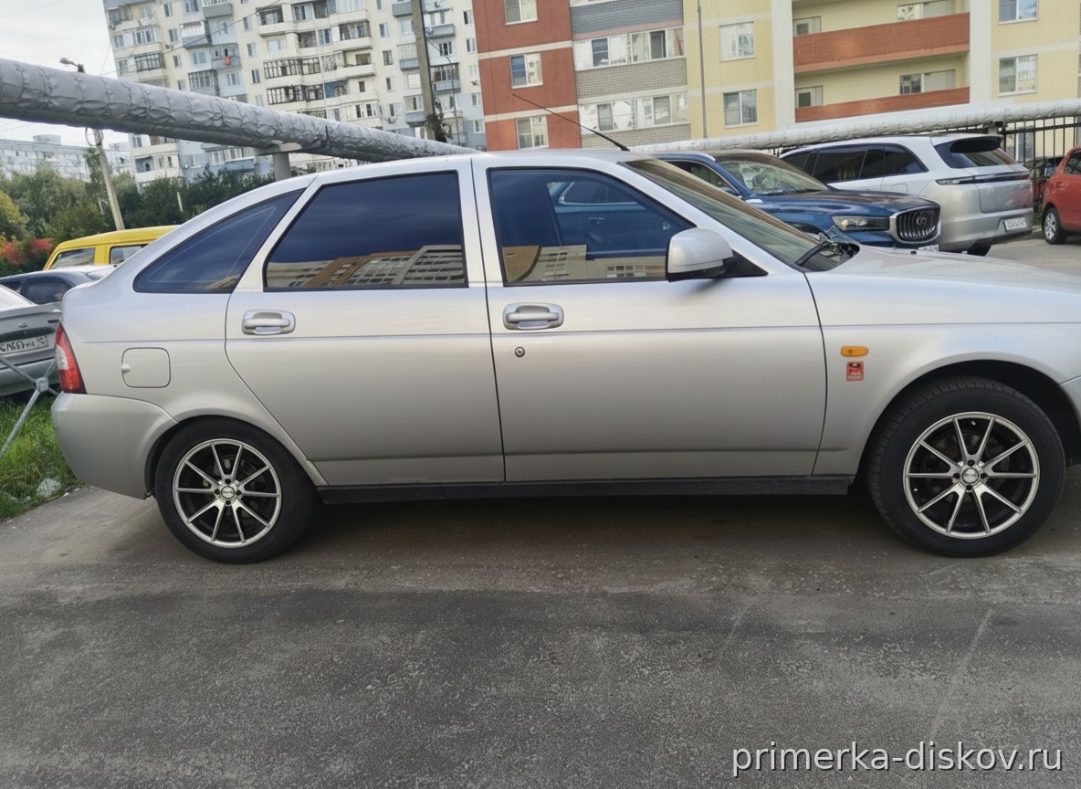 Примерка дисков на LADA (ВАЗ) Kalina
