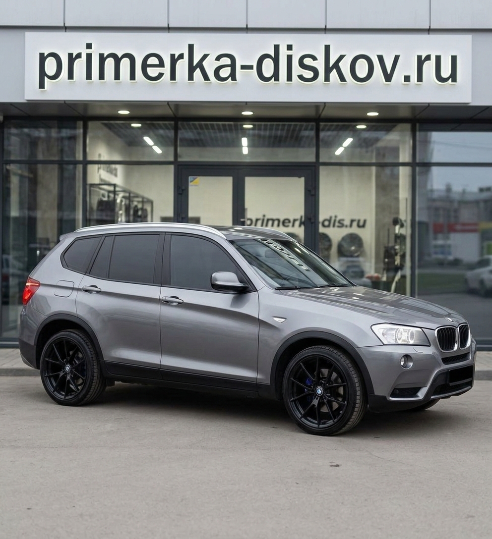 Примерка дисков на BMW X3 F25 SUV 2010-2014
