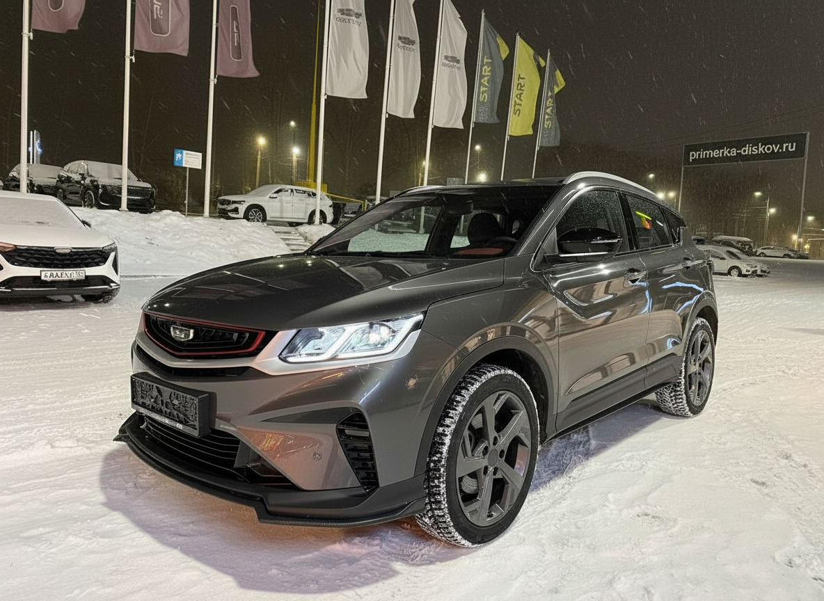 Примерка дисков на GEELY Coolray SUV 2020-2025