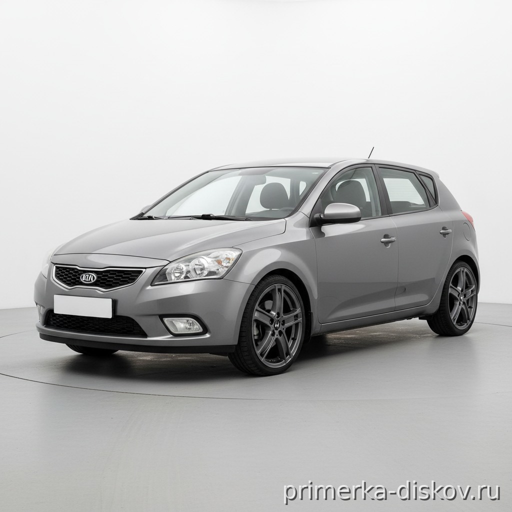Примерка дисков на KIA Ceed
