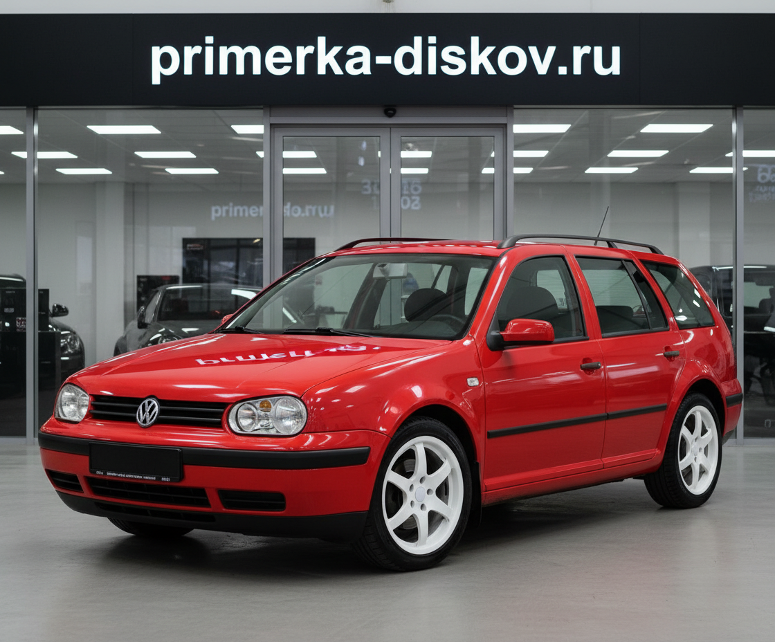 Примерка дисков на VOLKSWAGEN Golf IV Wagon 1999-2006