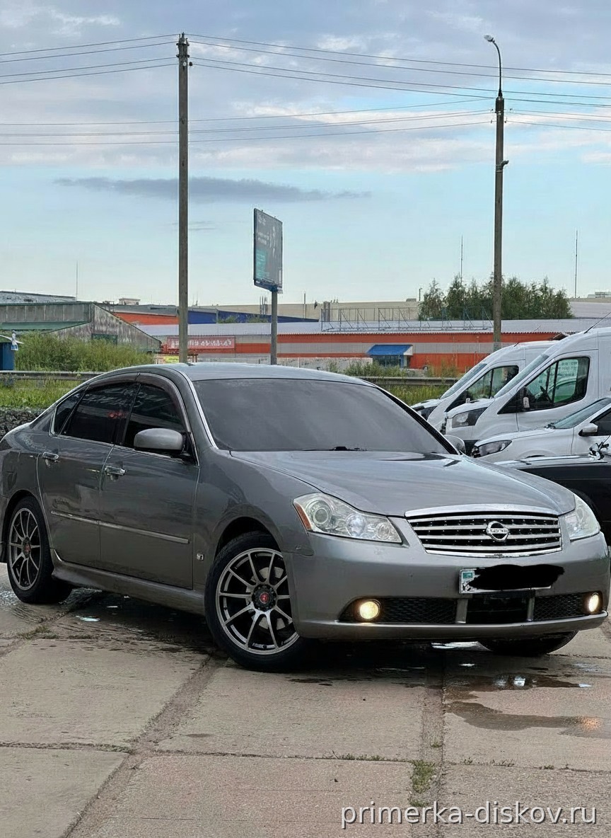 Примерка дисков на NISSAN Fuga I (Y50) Sedan 2004-2009