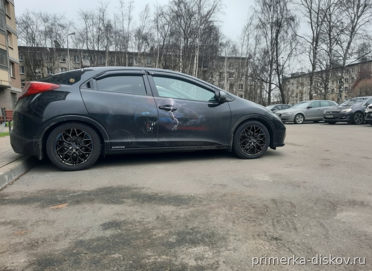 Примерка дисков на HONDA Civic