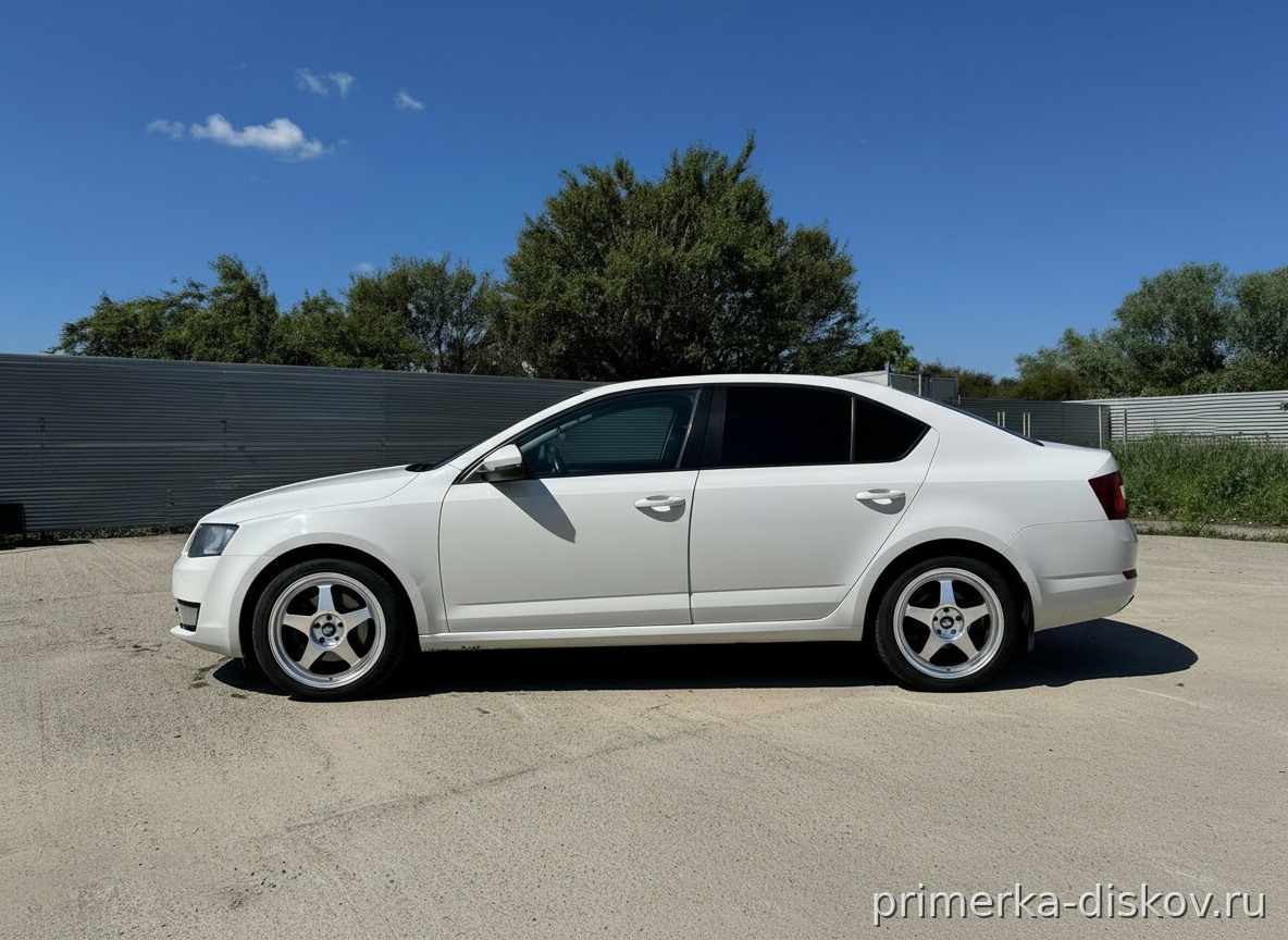 Примерка дисков на SKODA Octavia III (A7) Liftback 2013-2020