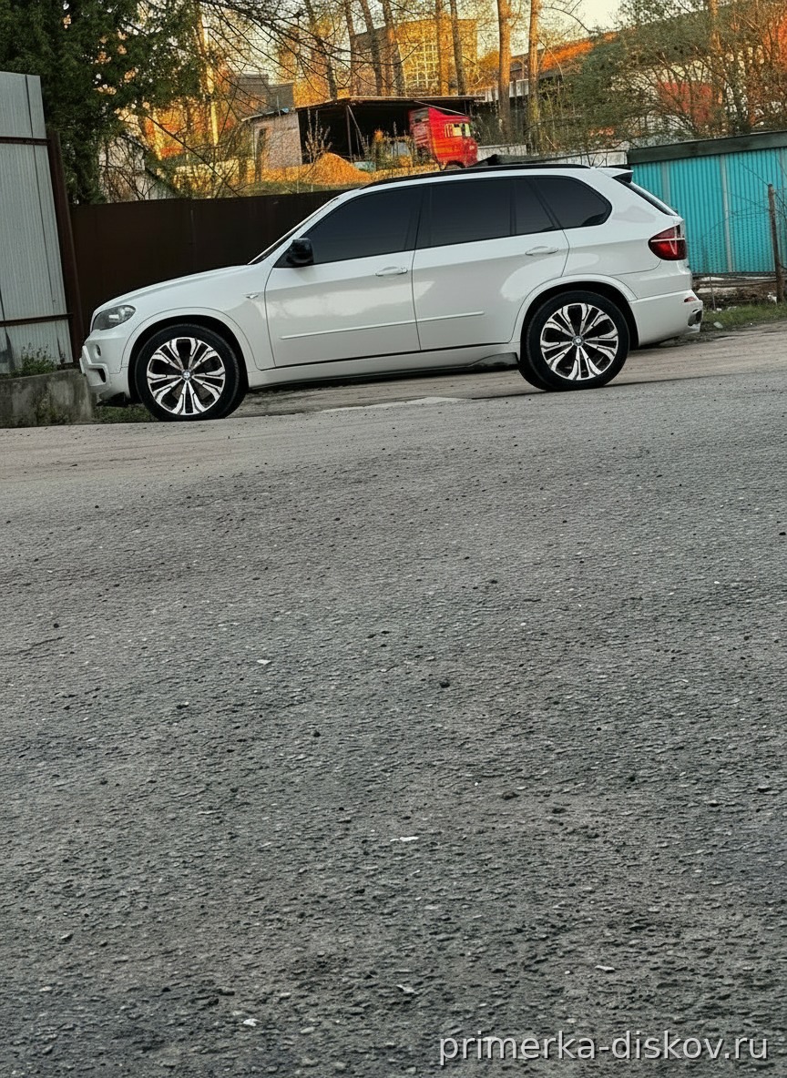 Примерка дисков на BMW X5