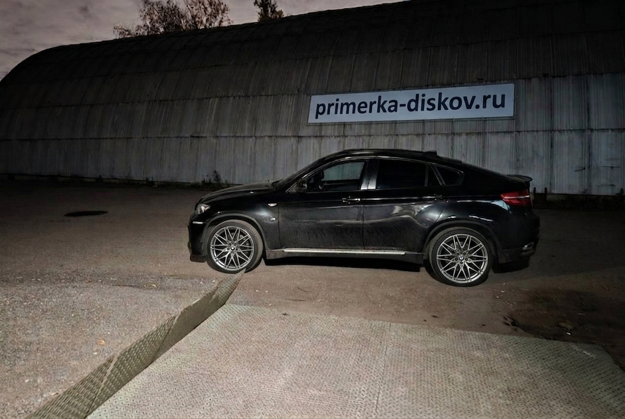 Примерка дисков на BMW X6 E71 2008-2014