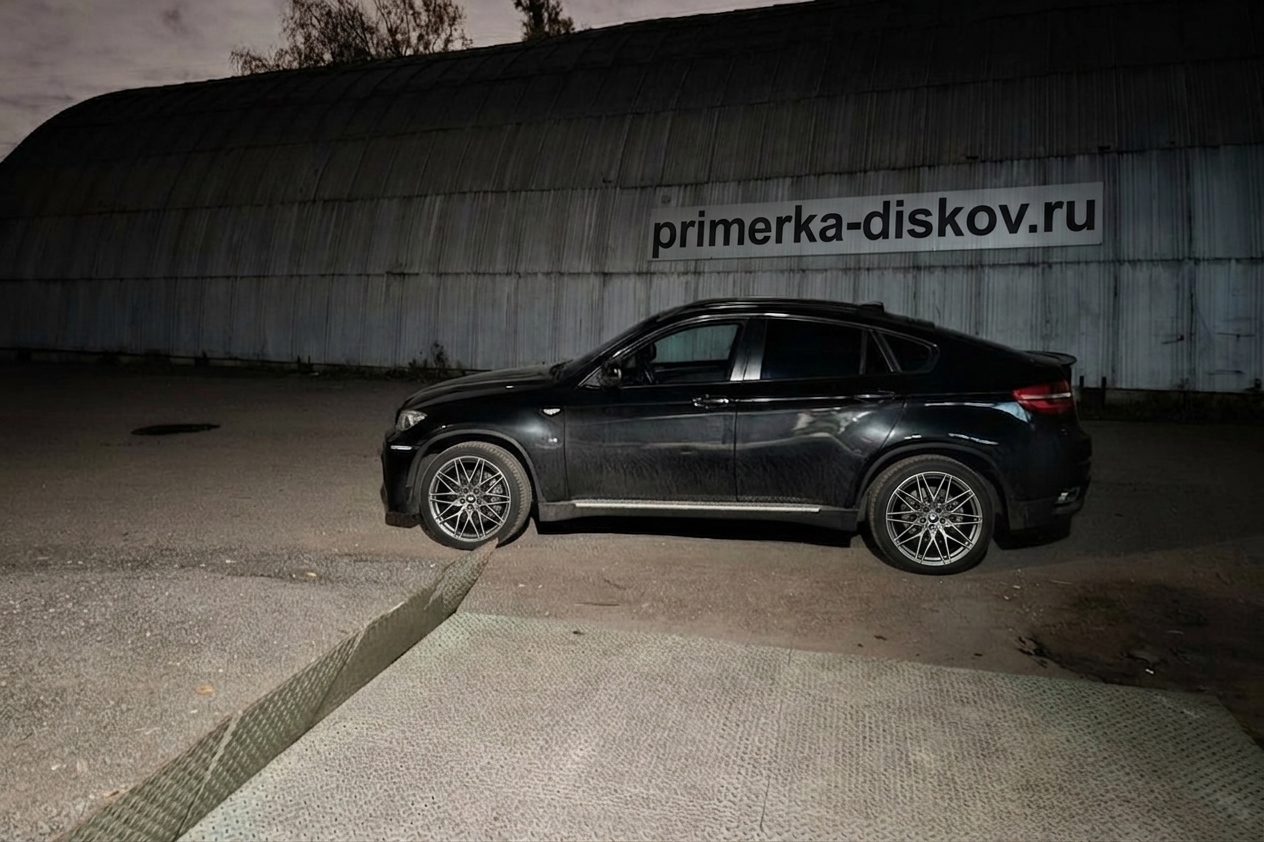 Примерка дисков на BMW X6 E71 2008-2014