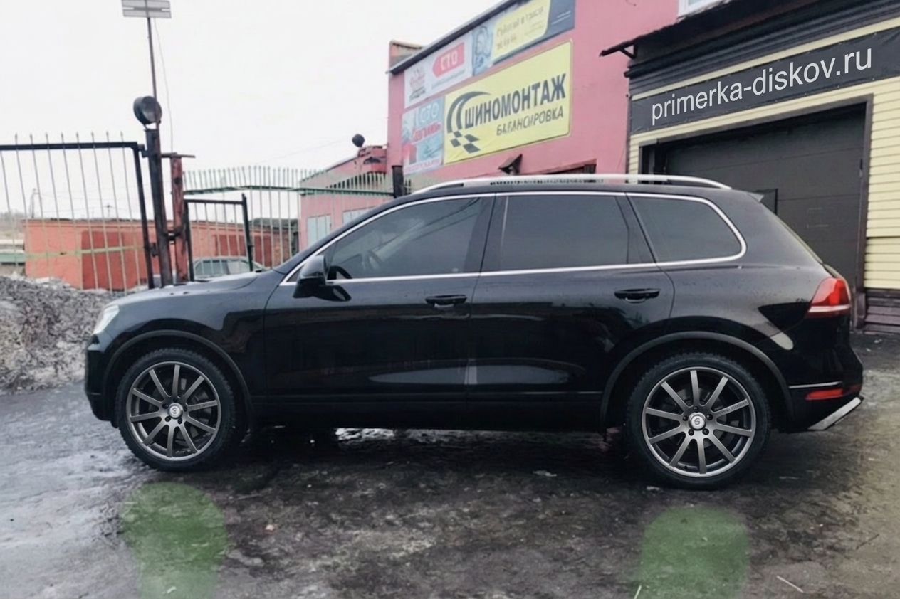 Примерка дисков на VOLKSWAGEN Touareg II/Restyling SUV 2014-2018