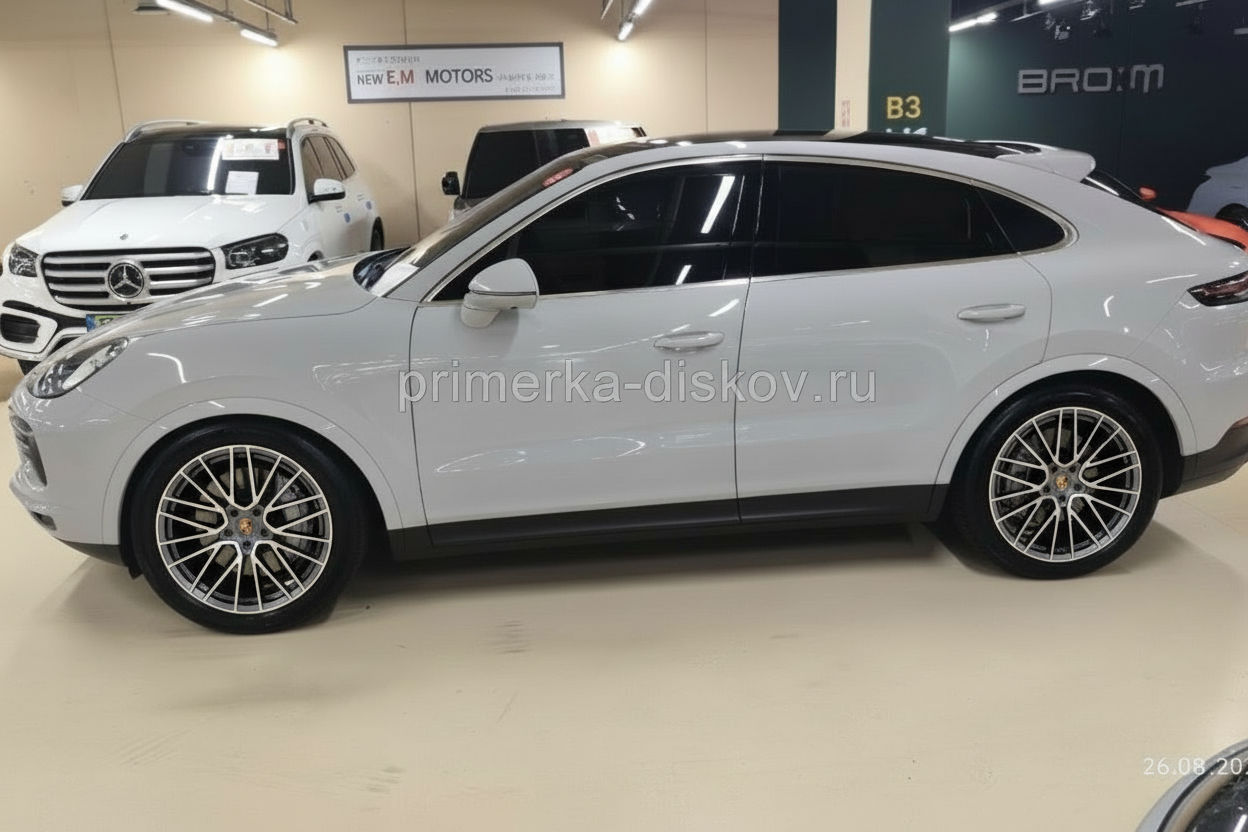 Примерка дисков на PORSCHE Cayenne III SUV 2017-2023