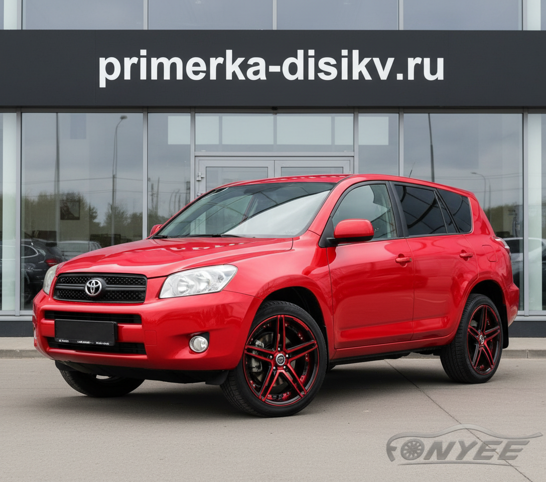 Примерка дисков на TOYOTA RAV 4 XA30 2006-2010