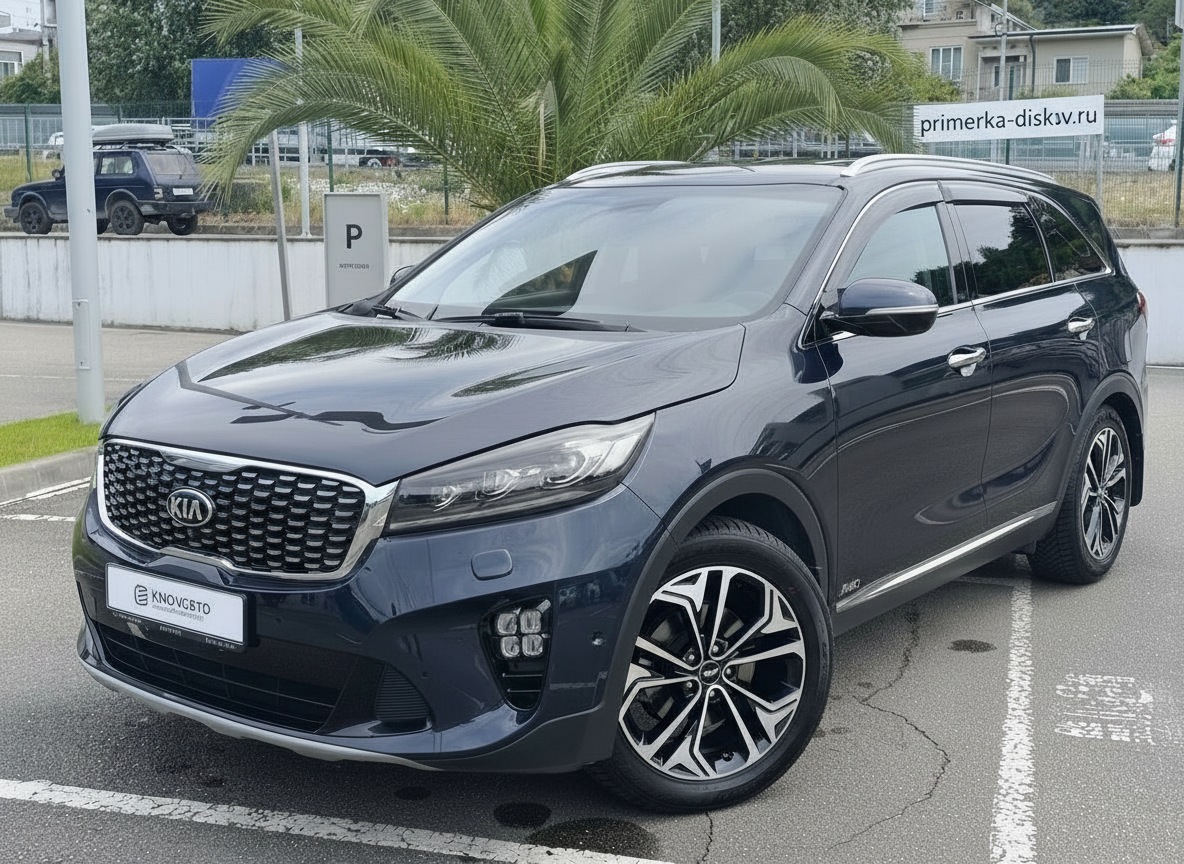 Примерка дисков на KIA Sorento II (XM/Restyling) SUV 2012-2021