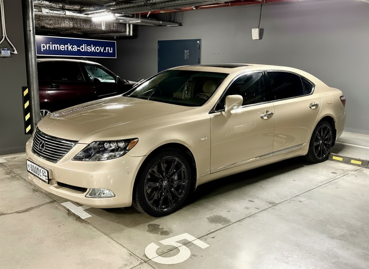 Примерка дисков на LEXUS LS