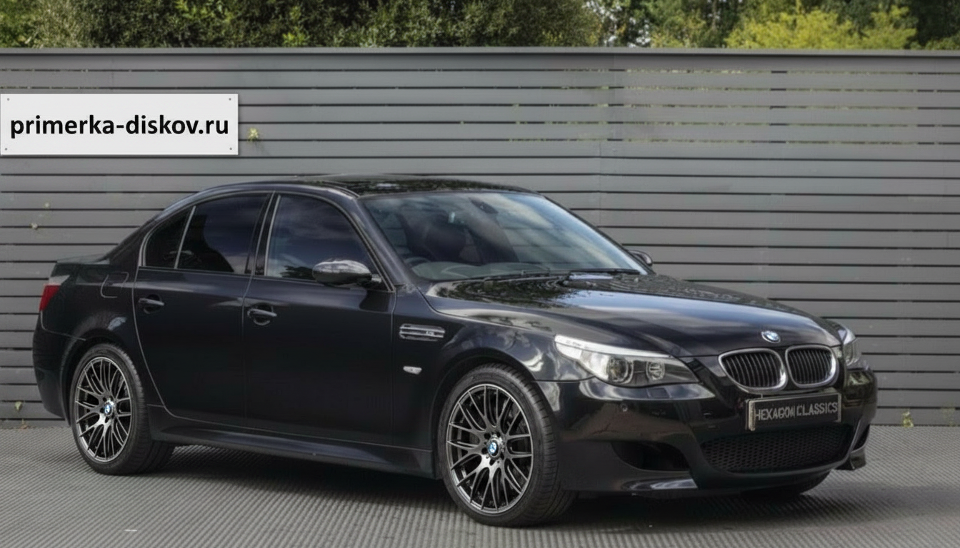 Примерка дисков на BMW M5 E60 Sedan 2004-2010