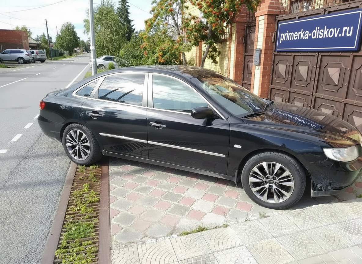 Примерка дисков на HYUNDAI Grandeur V (HG) Sedan 2012-2015
