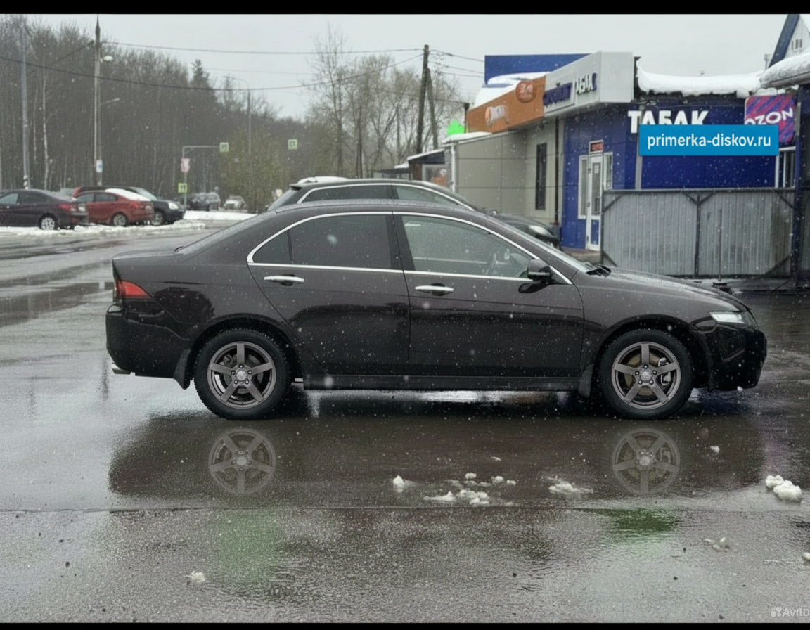 Примерка дисков на ACURA TSX II (CU2) Sedan 2008-2014