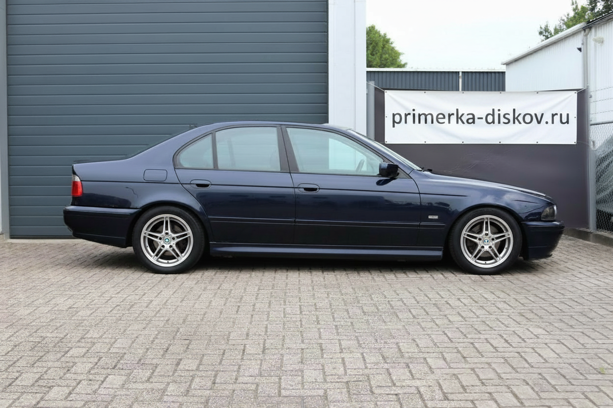 Примерка дисков на BMW 5-series E39 Sedan 1996-2003