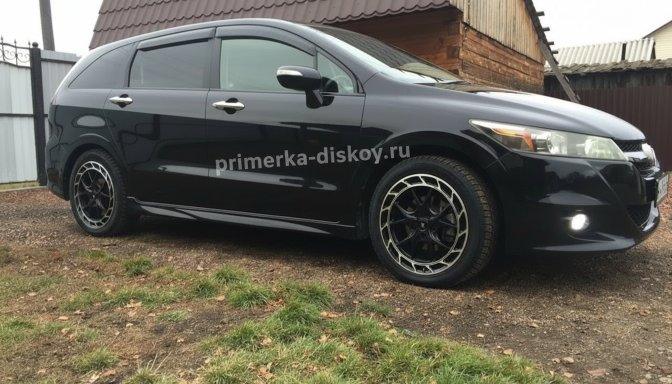 Примерка дисков на HONDA Stream RN6-RN9 2006-2013