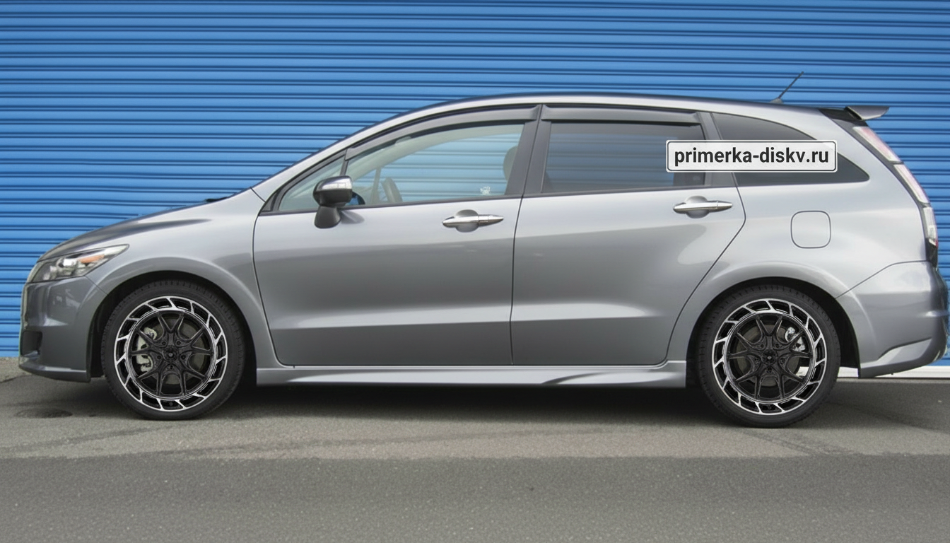 Примерка дисков на HONDA Stream RN6-RN9 2006-2013