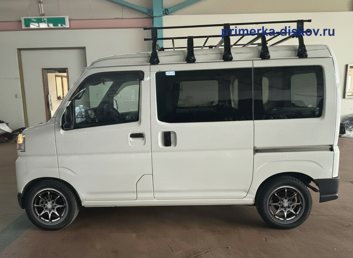 Примерка дисков на DAIHATSU