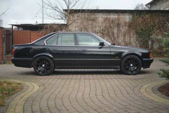 Примерка дисков на BMW 5-series E34 1988-1996