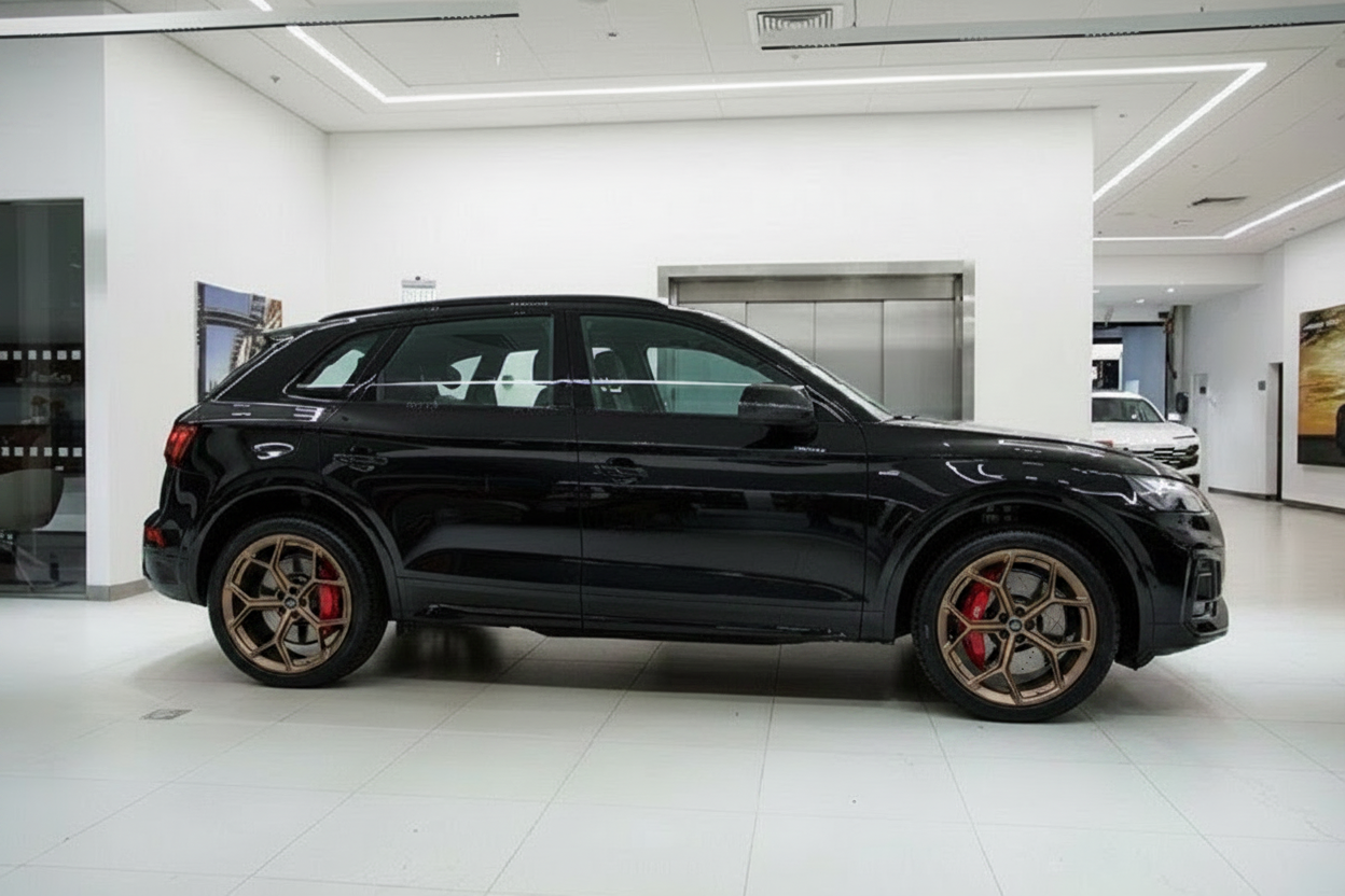 Примерка дисков на AUDI
