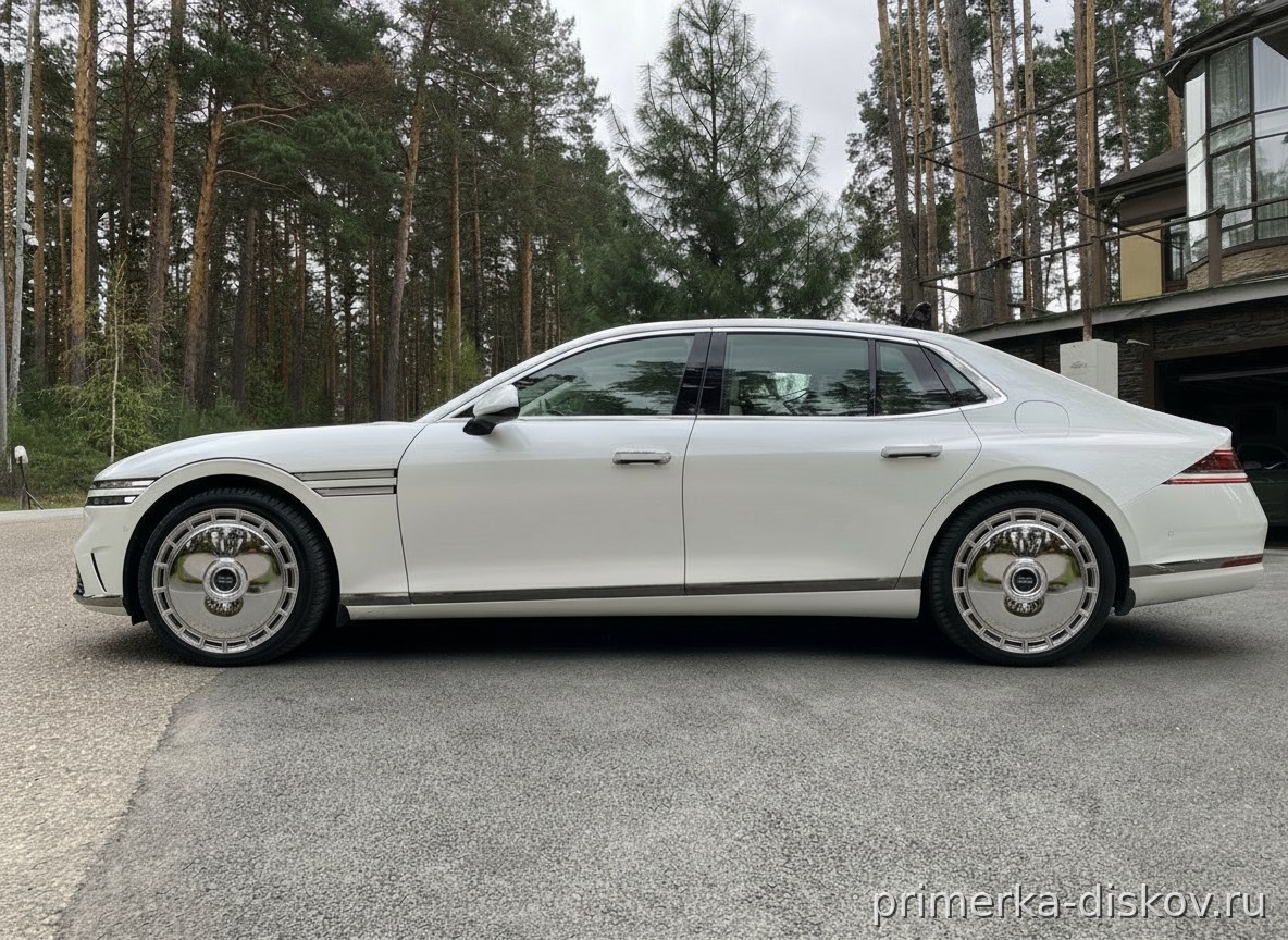 Примерка дисков на GENESIS G90