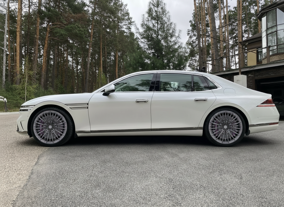 Примерка дисков на GENESIS G90